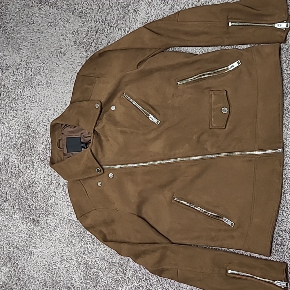 H&M Suede Brown Jacket